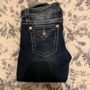 Miss Me Size 28 Signature Cuffed Capri